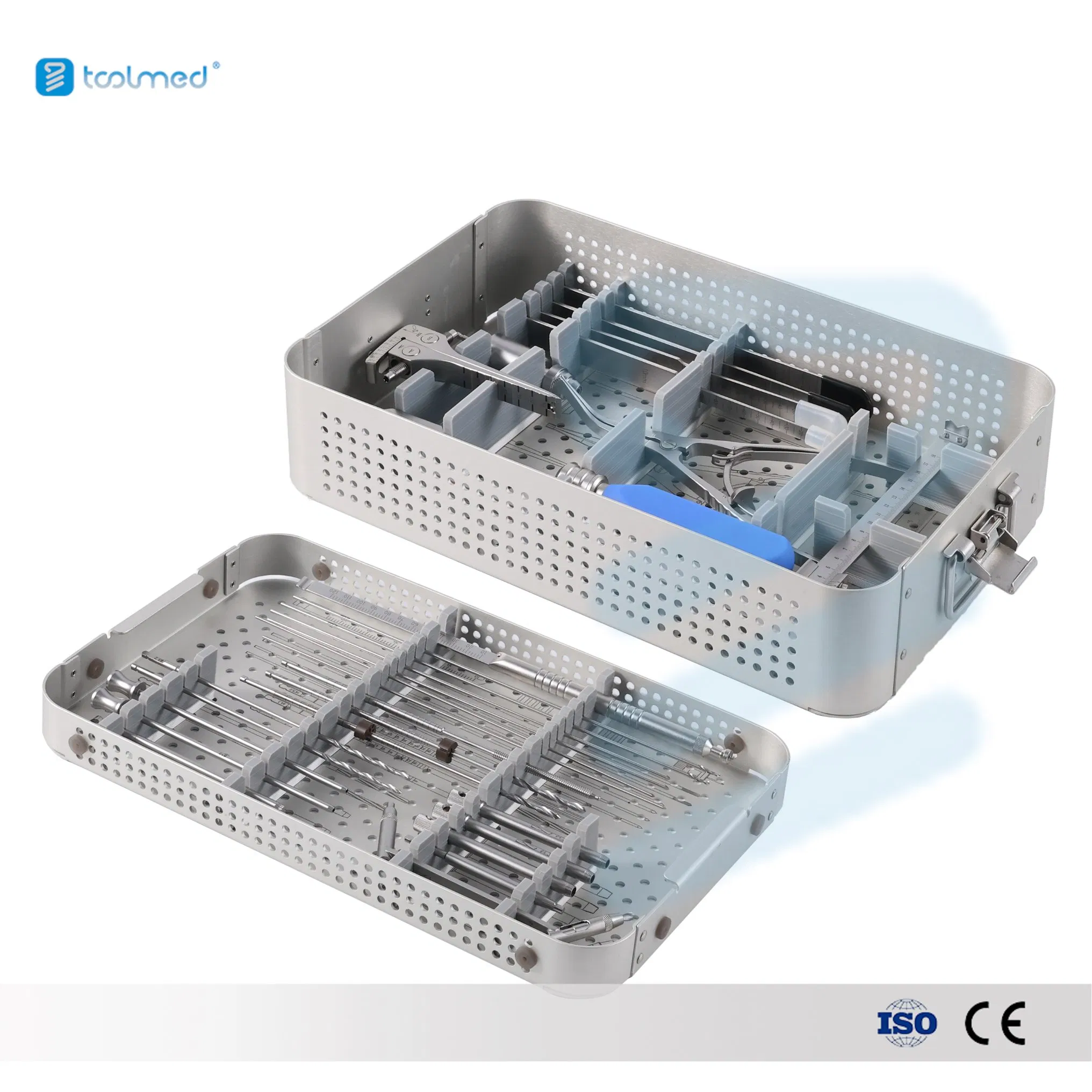 Orthopedic Surgical Instruments Set Medical Osteotomy Locking Plate Titanium System for Bone Cutting &amp; Fixation in Surgery