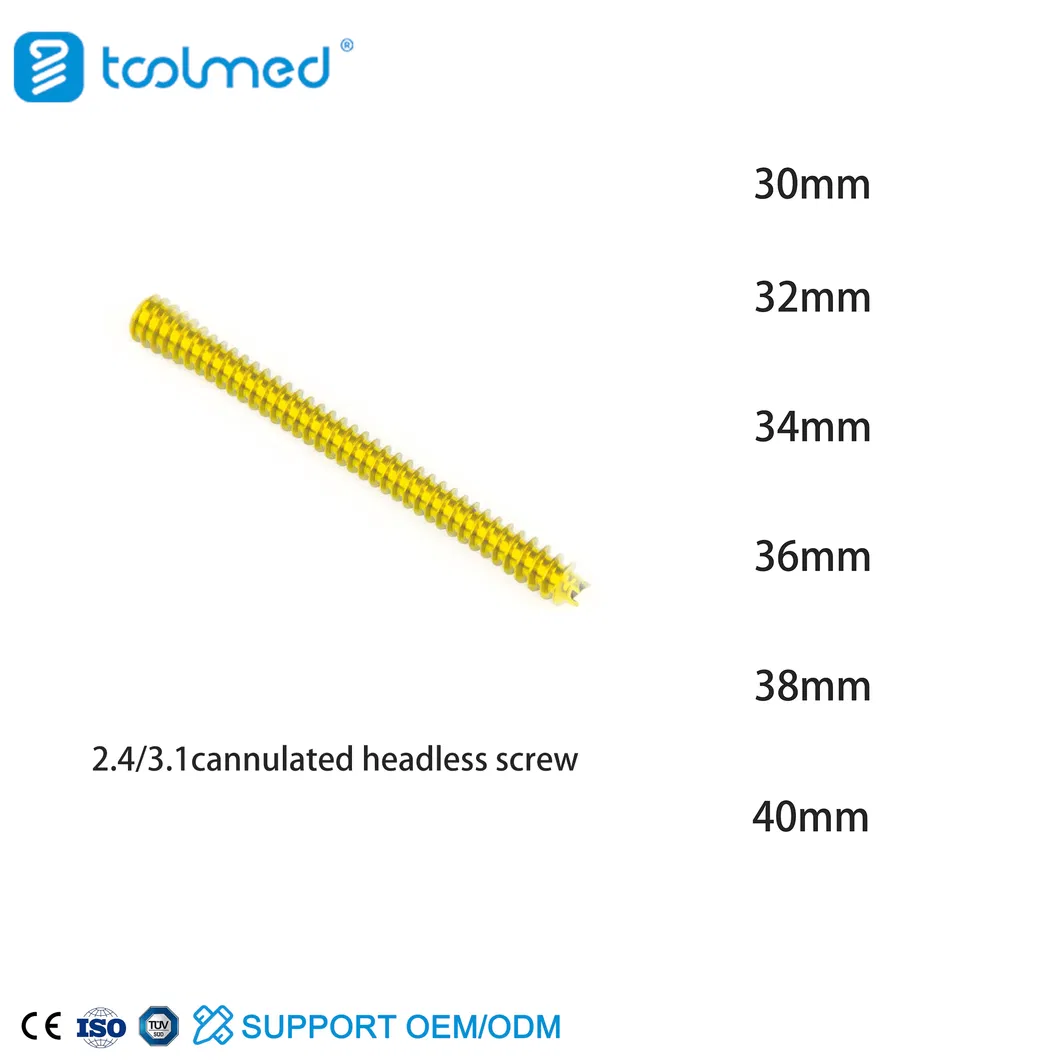 Cannulated Headless Compression Screw 10