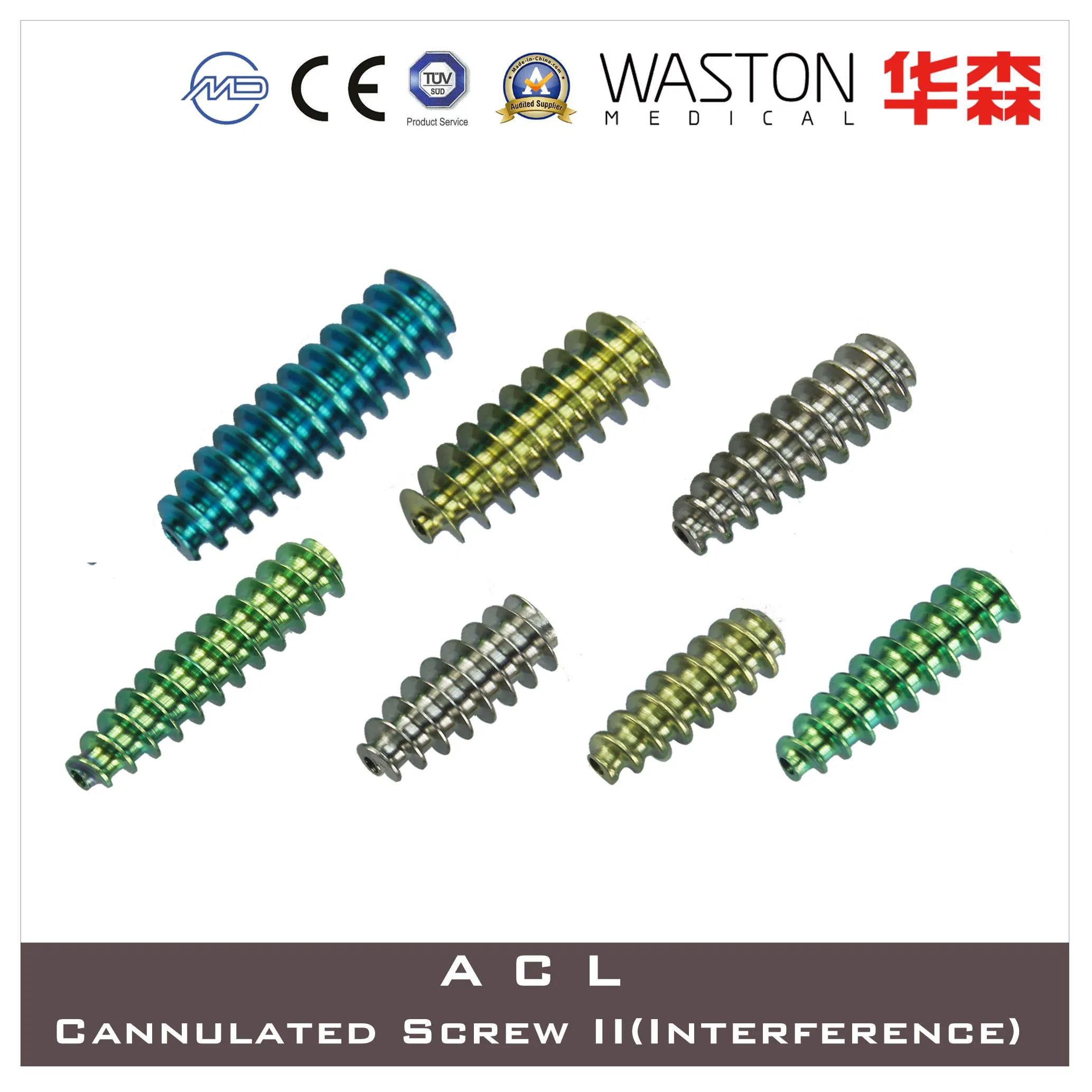 Surgical Instrument Acl Interference Screws, Canulated Screws II