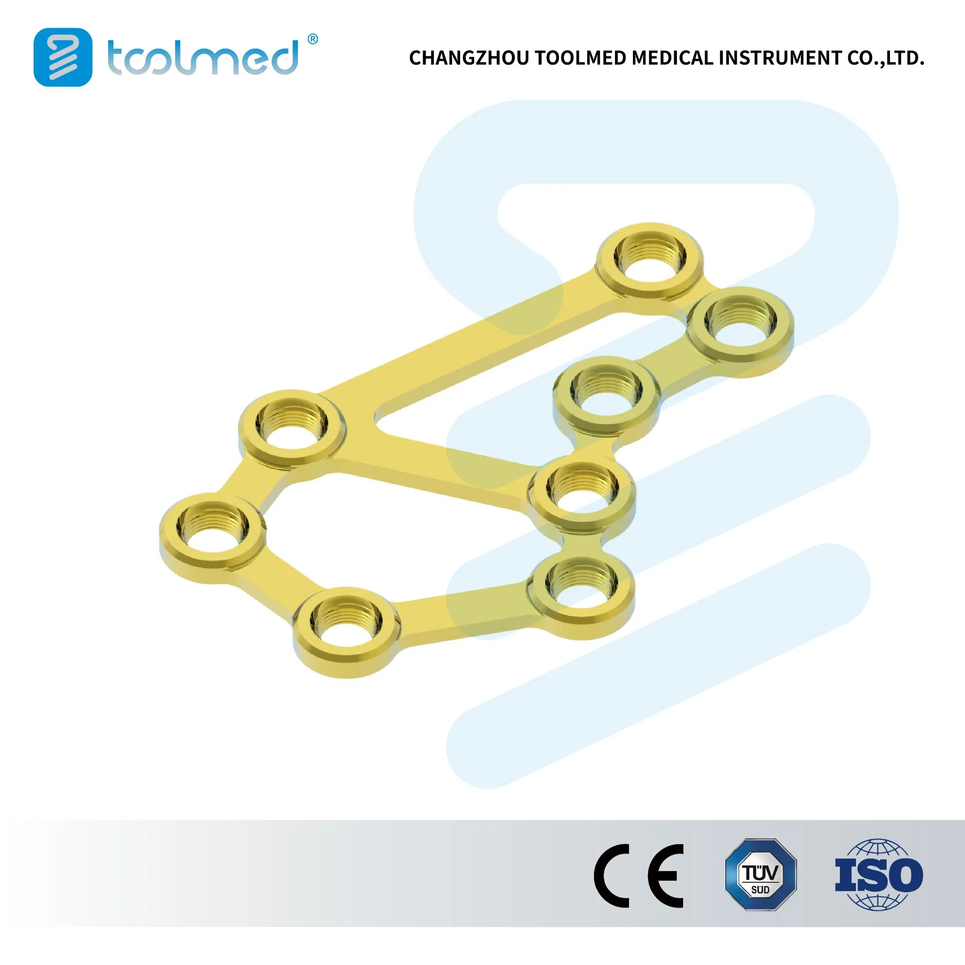 Manufacturer Supply Locking Plate of Orthopedic Trauma Fixation System Titanium Surgical Implants, Calcaneal Plate VIII