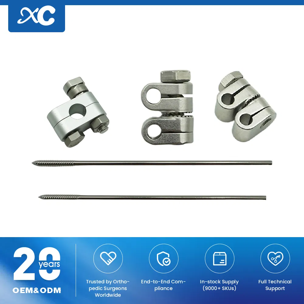 Veterinary Orthopedic Fracture External Fixation Instrument Set