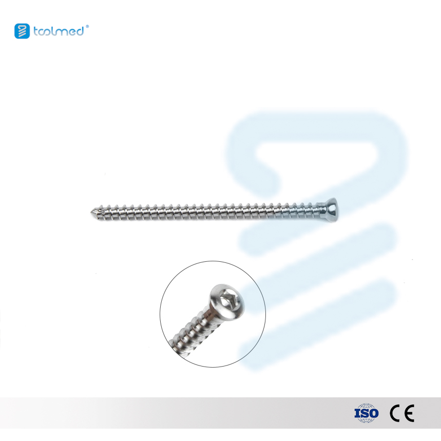 High Quality Orthopedic Titanium Metal Cancellous Cannulated Screws Stainless Steel Full-Thread Self-Tapping Bone Screw