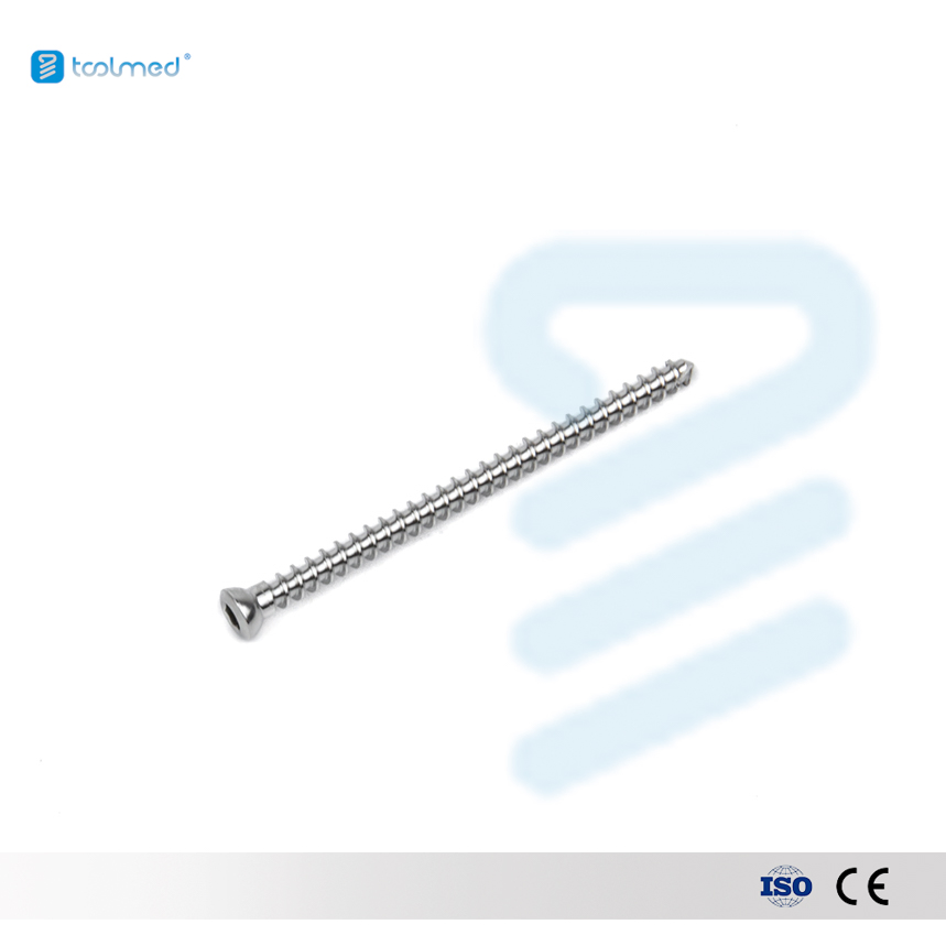 High Quality Orthopedic Titanium Metal Cancellous Cannulated Screws Stainless Steel Full-Thread Self-Tapping Bone Screw