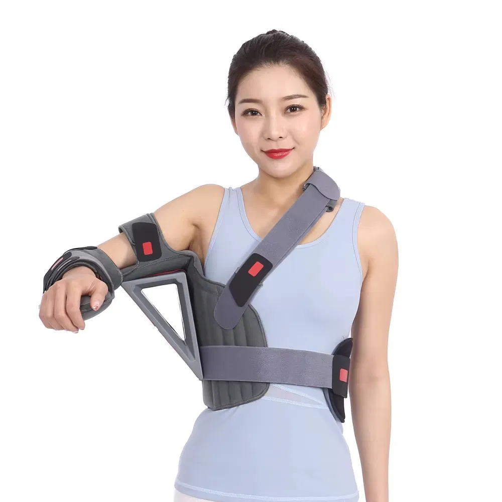 Adjustable Adult Shoulder Abduction Orthosis Arm Sling for Shoulder Tear and Dislocation Rehabilitation Equipment