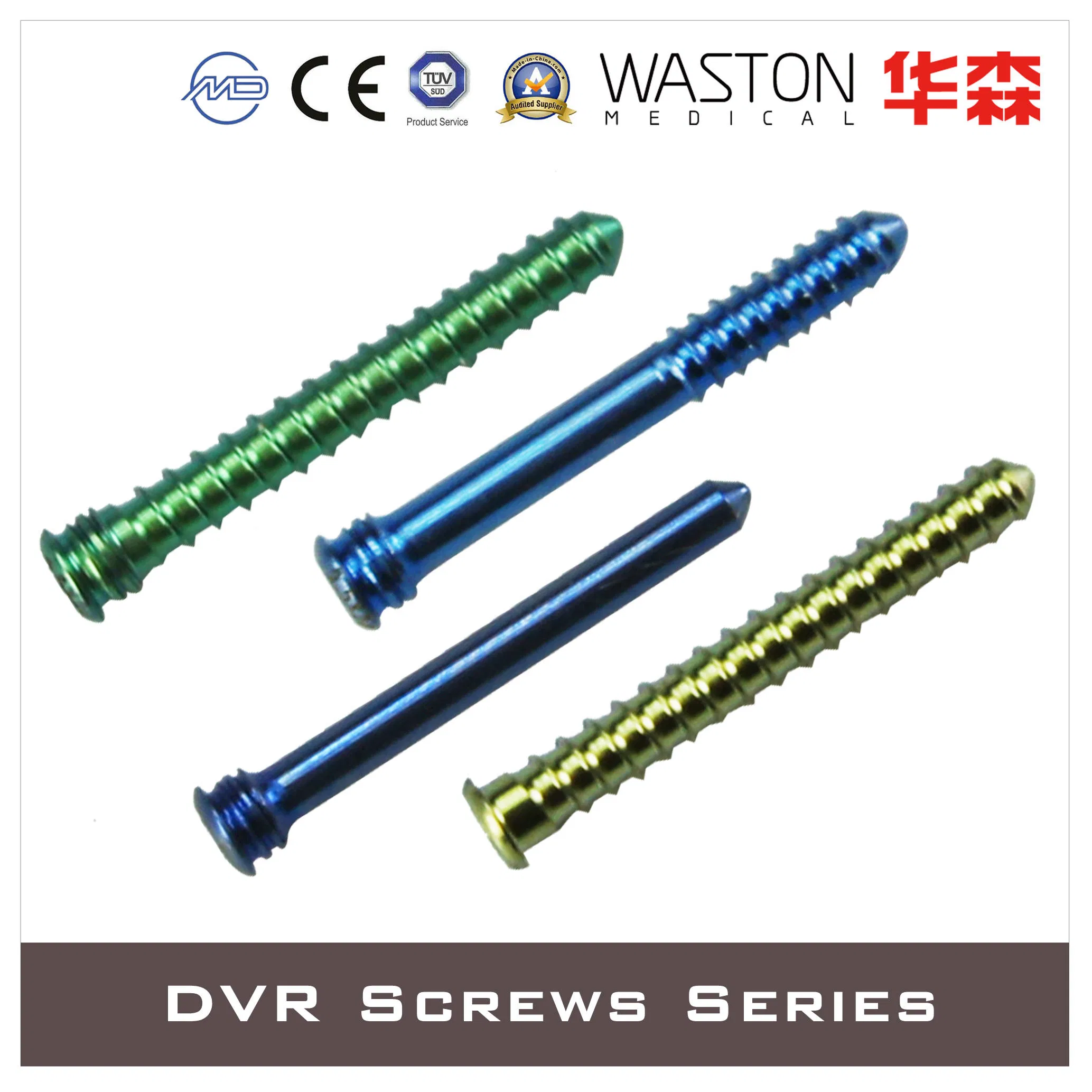 Hb6.5 Titanium Screw, Cancellous Bone Screw, Headless Cannulated Compression Screws