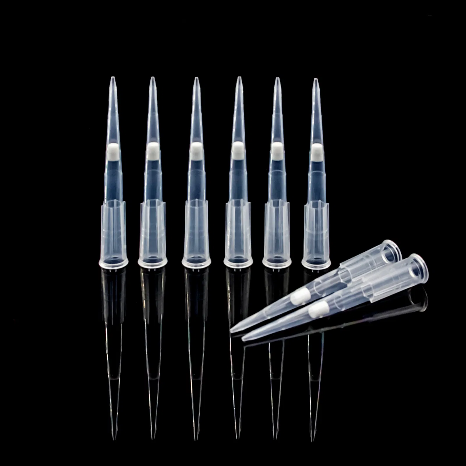 Lab Supplies Disposable Universal Transparent 20UL Pipette Tips with Filter