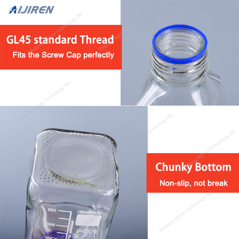 New Product Customized Color Gl45 Screw Cap 250ml 500ml 1000ml 2000ml Glass Reagent Bottle