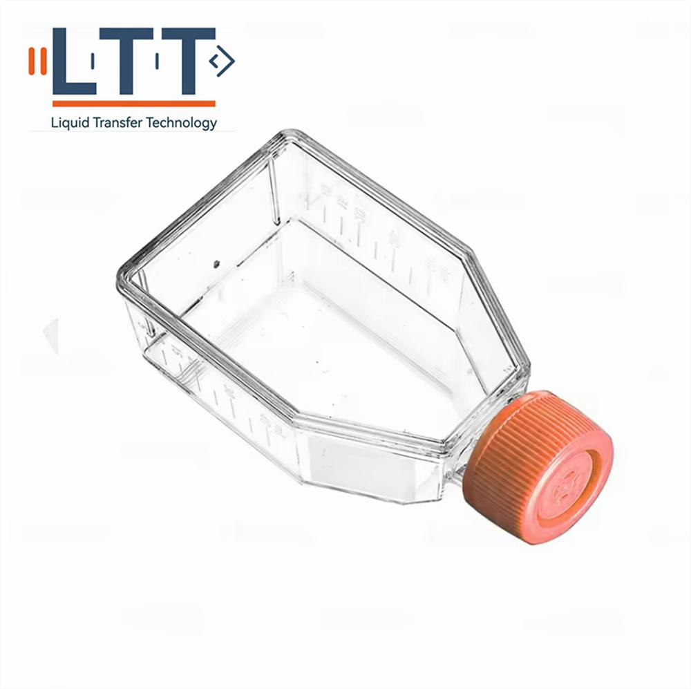 Medical Science Cell Tissue Culture Bottle Flask 250ml Plastic Sterile Cell Culture Flask