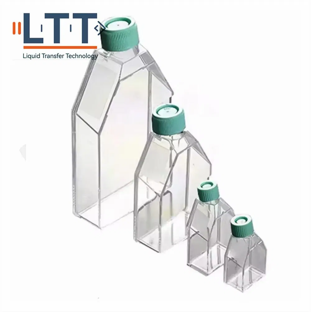 High Quality Tissue Cell Culture Flask Treated Cell Culture Flask with Standard