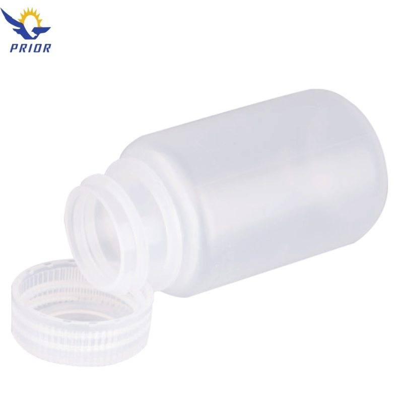 Plastic Sterile 1000ml HDPE White Wide Mouth Reagent Bottle