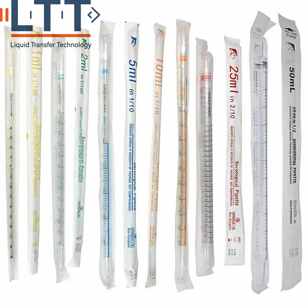 Hot Selling Laboratory Testing Use Wholesale Glass Serological Pipettes for Medical Examination