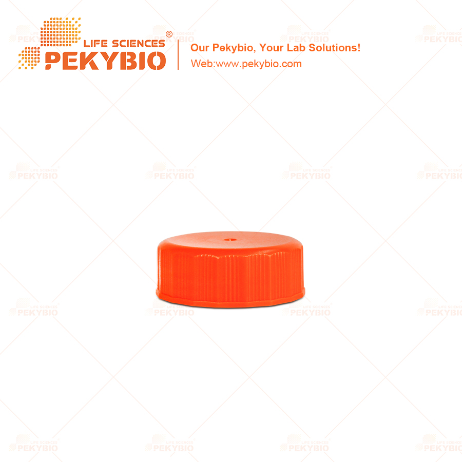 50ml Self-Standing Centrifuge Tube with Orange Cap for Science Applications