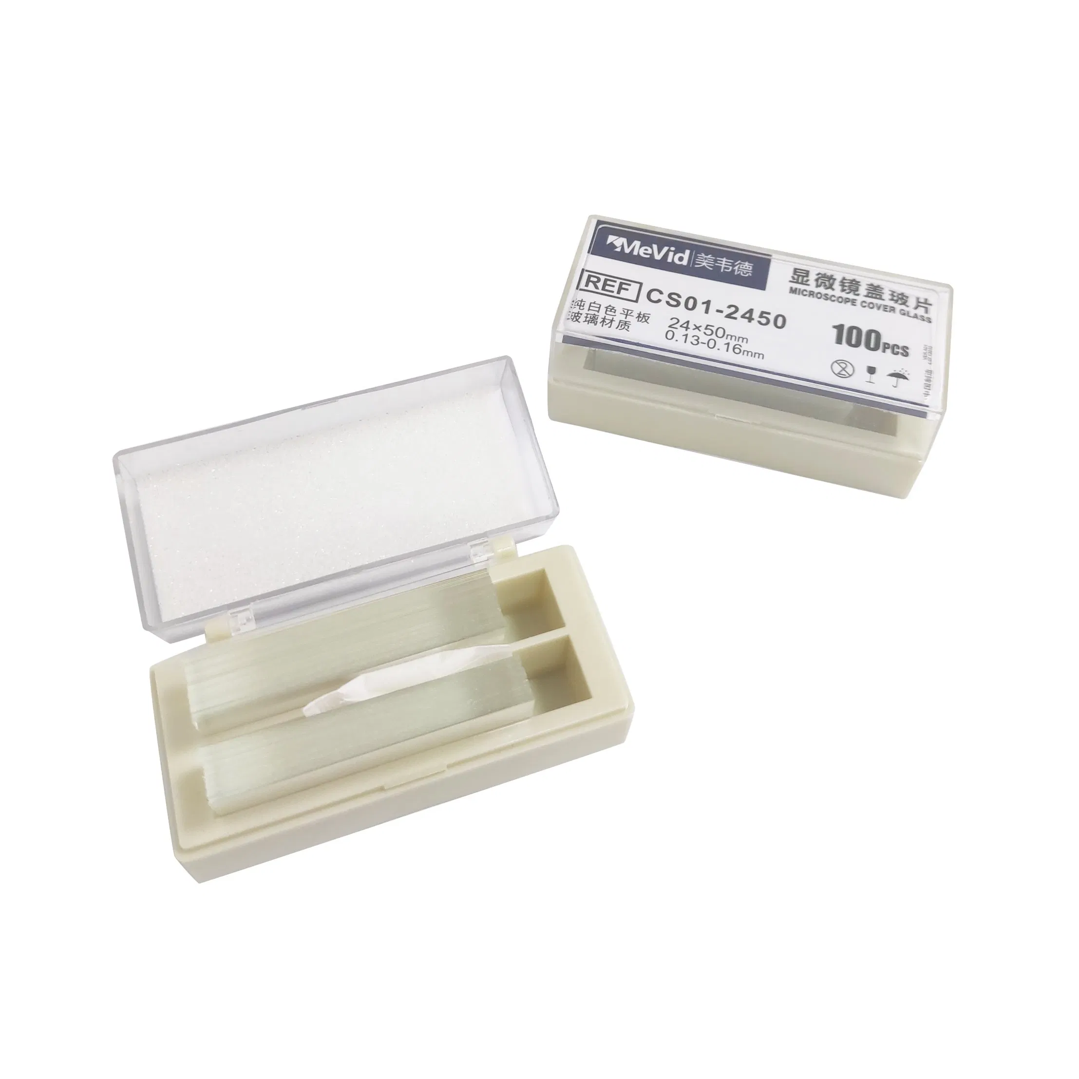 Microscope Slide Pre-Cleaned Cirglas Cover Glass for Lab Use