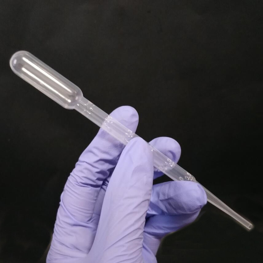 Gp-103155-A Laboratory 155mm Transparent Graduated Pasteur Pipette Dropper Plastic Transfer Pipette 3ml