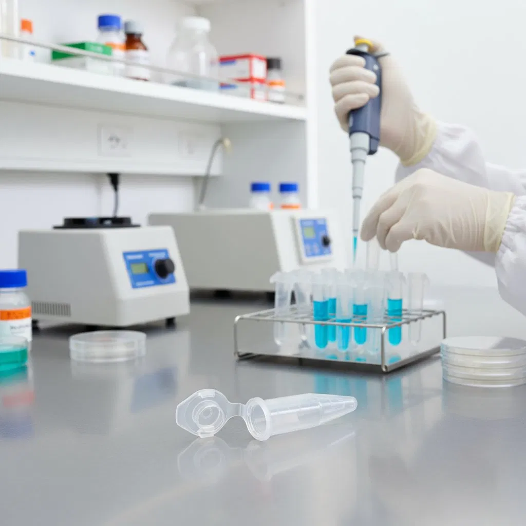 Medical Supply Conical Bottom Graduated Micro Centrifuge Tube with Lock for 1.5ml