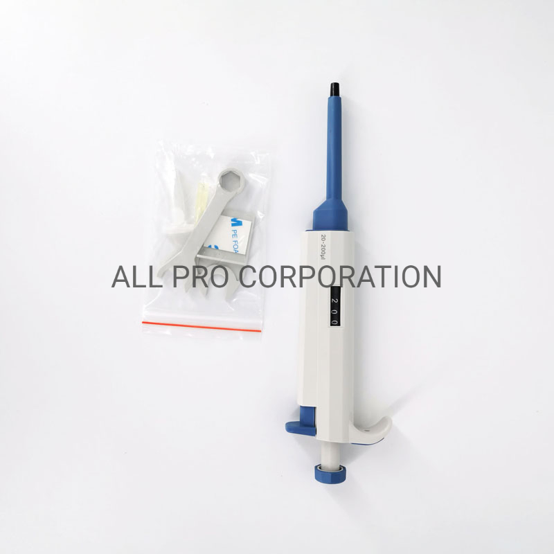 20-200UL Lab Liquid Micro Transfer Pipettor Single Channel Adjustable Pipette