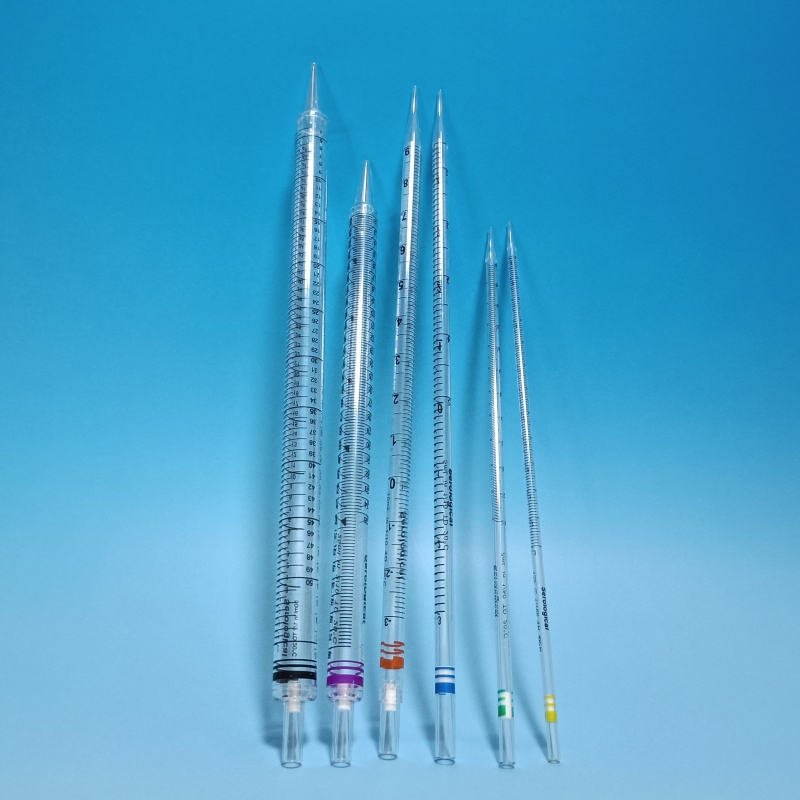 Sp-10001 Sterile Plastic Disposable Laboratory Pasteur Dropper 1ml 2ml 5ml 10ml 25ml 50ml Serological Pipettes
