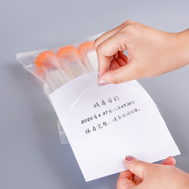 Medical Hospital Laboratory Garbage Plastic Sample Transport Collection Dental Medicine Testing Packaging Specimen Bag Ziplock Biohazard Sample Zipper Package