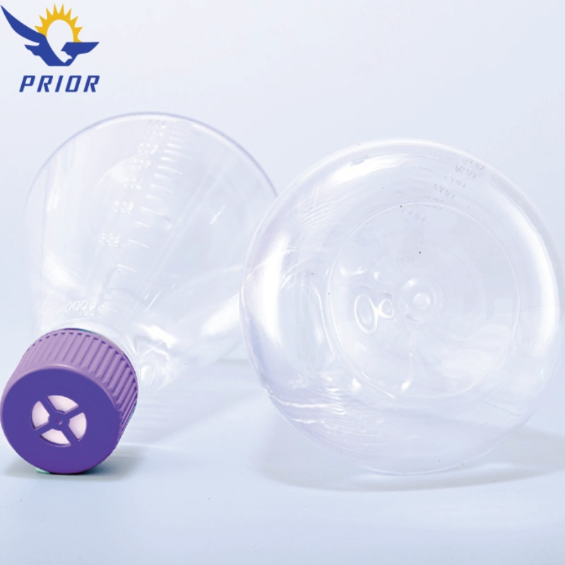 250ml Laboratory PC Cell Culture Flat Bottom Erlenmeyer Flask