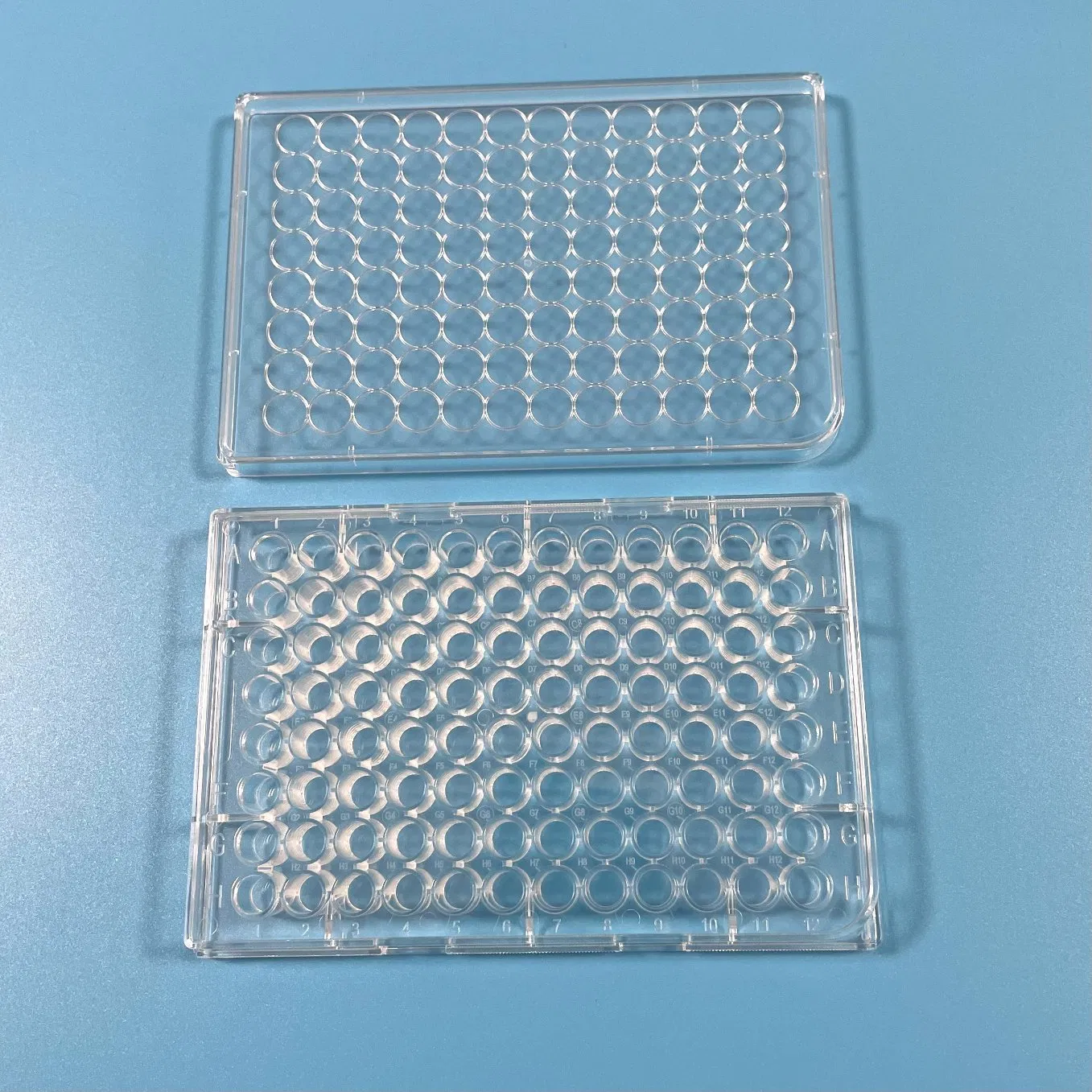 Plastic PS Sterile Multi-Well 96well Cell Culture Plates with Flat Bottom