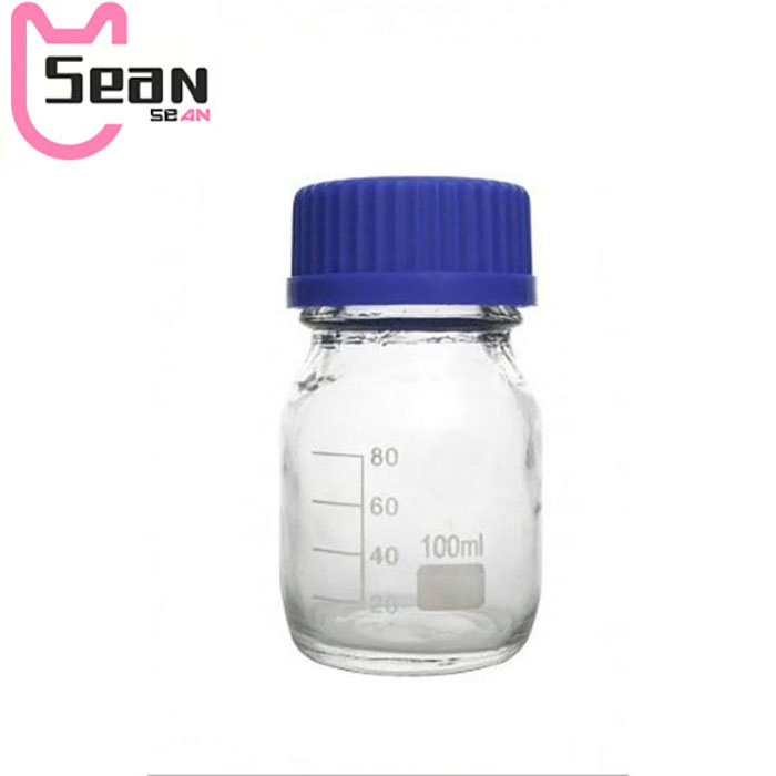 Lab Use Chemical Glass Reagent Bottle Thick-Walled Narrow Mouth