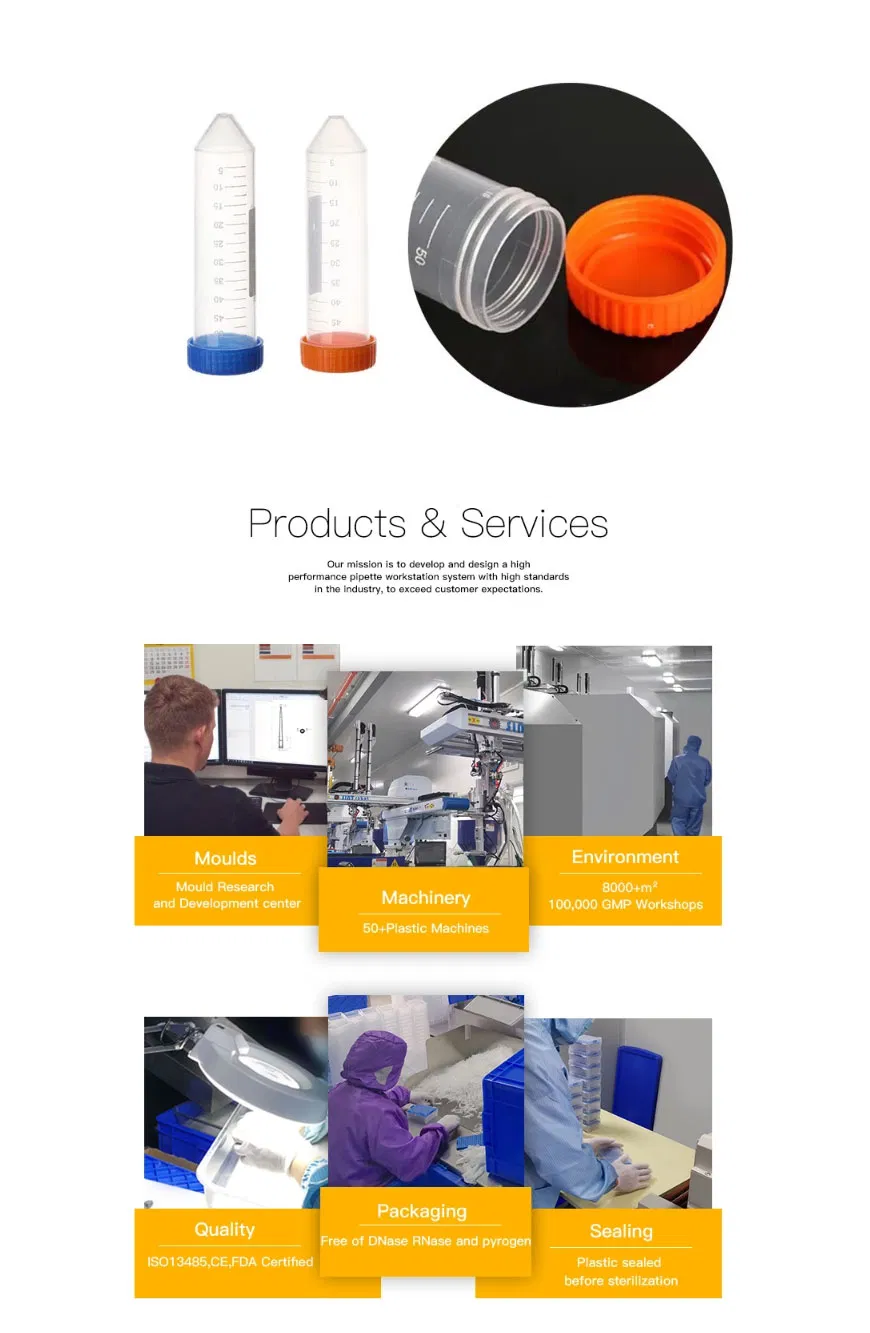Laboratory Consumables 15ml Centrifuge Tube Usage