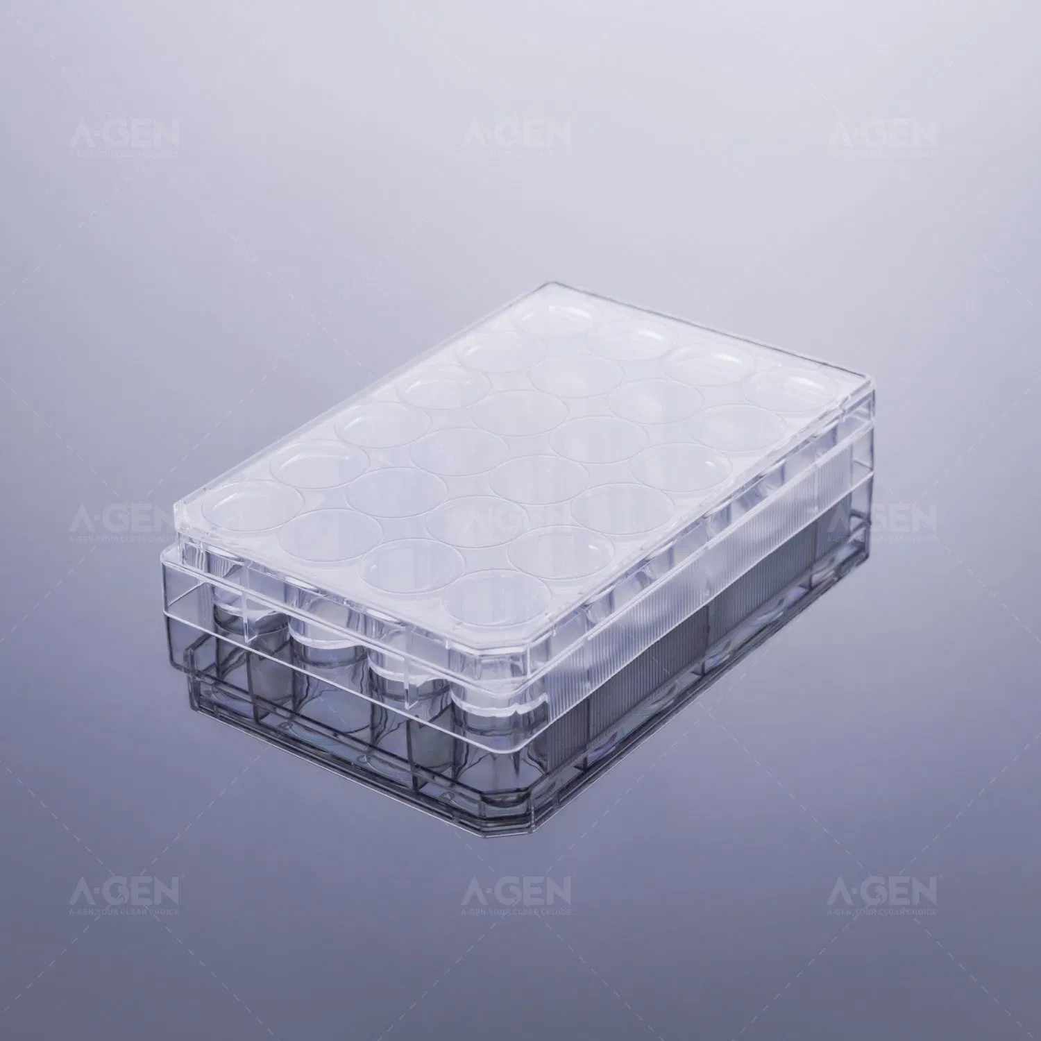 Wholesale Laboratory Disposable Plastic Lab PS Multi-Well Flat Bottom 24 Well Cell Culture Plate