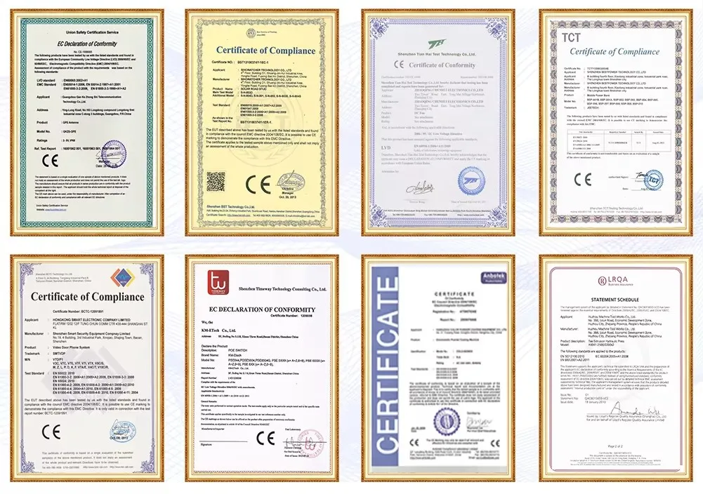 Product Certifications