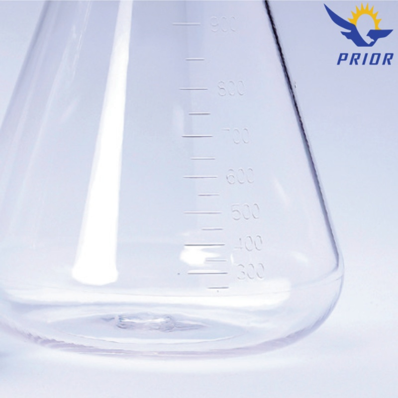 1000ml PETG Laboratory Flat Bottom Medical Erlenmeyer Flask for Cell Culture