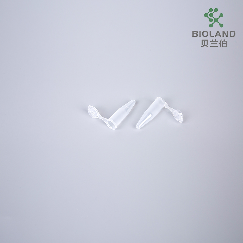 Bioland High Quality Microcentrifuge Tube Low Retention Sterile 1.5ml Natural Amber Laboratory Supplies