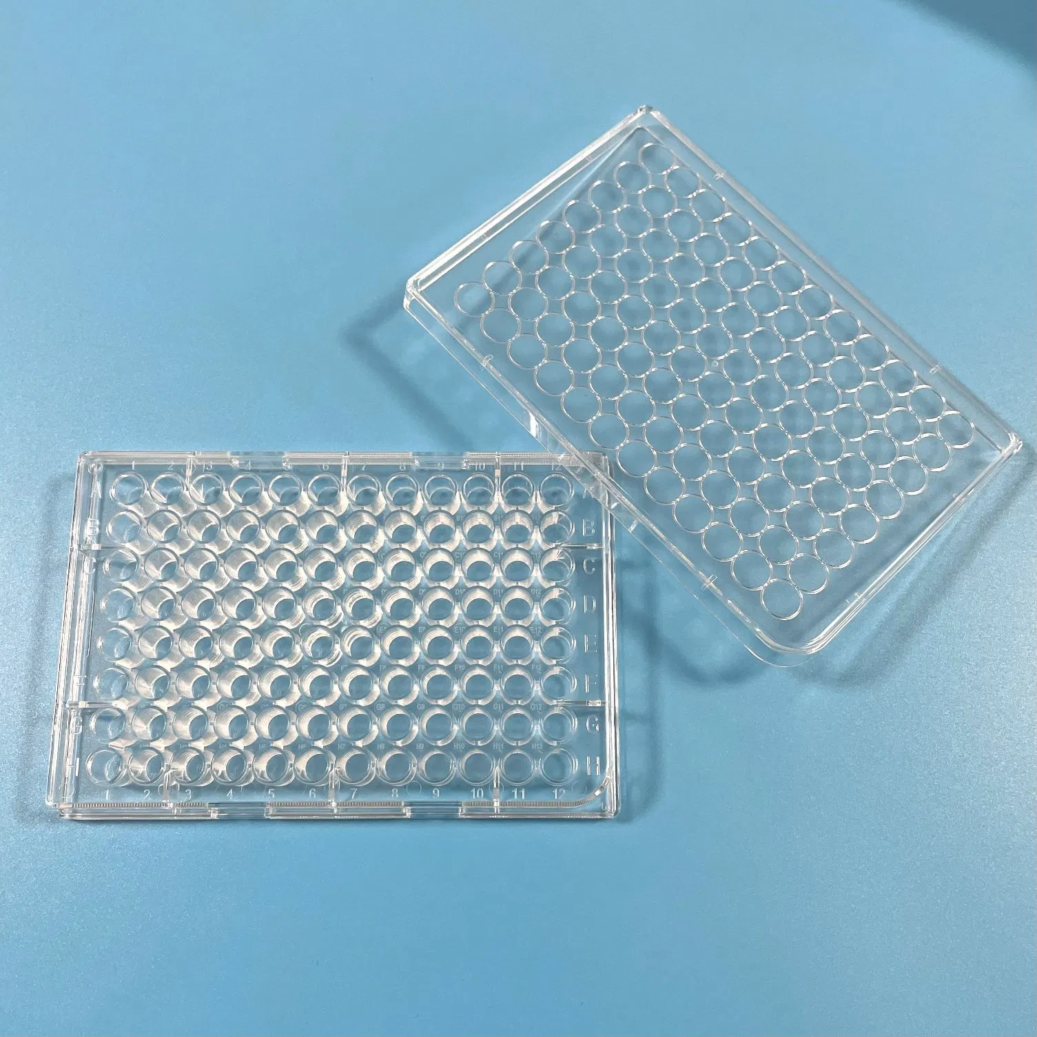Plastic PS Sterile Multi-Well 96well Cell Culture Plates with Flat Bottom
