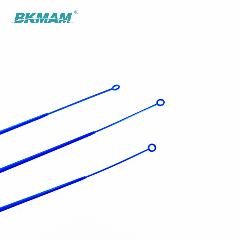 Manufacturer Bacteria Cell Handle Mini Plastic Inoculating Loop with Individual Packaging