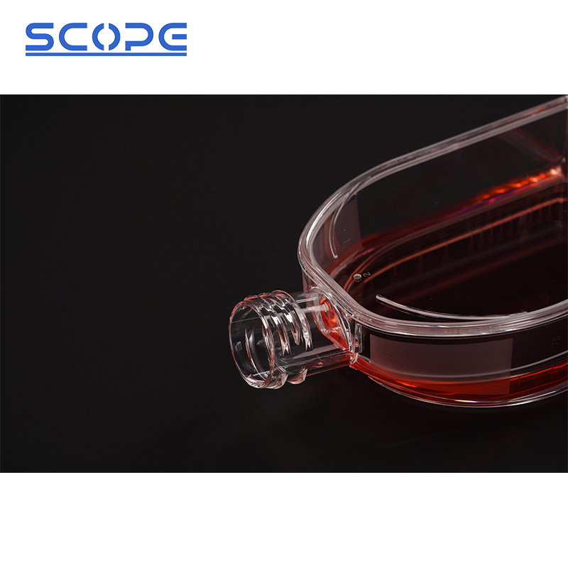 Disposable Regular U-Shaped Bottle Laboratory Cultivation Vessel 25 75 175 Cell Culture Flask