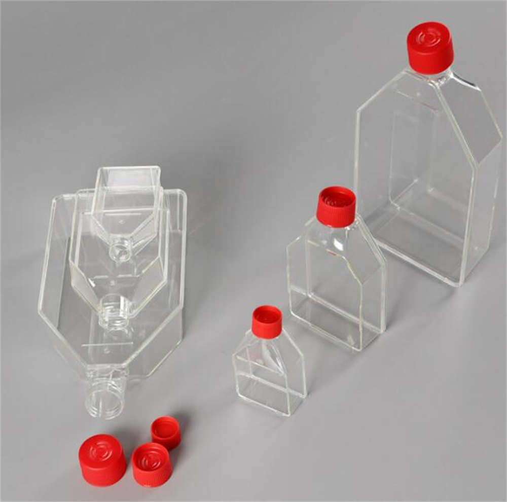 Cell Culture Flasks Plastic Hot Sale 50 Ml 250 Ml 750 Ml 950 Ml with Competitively Price