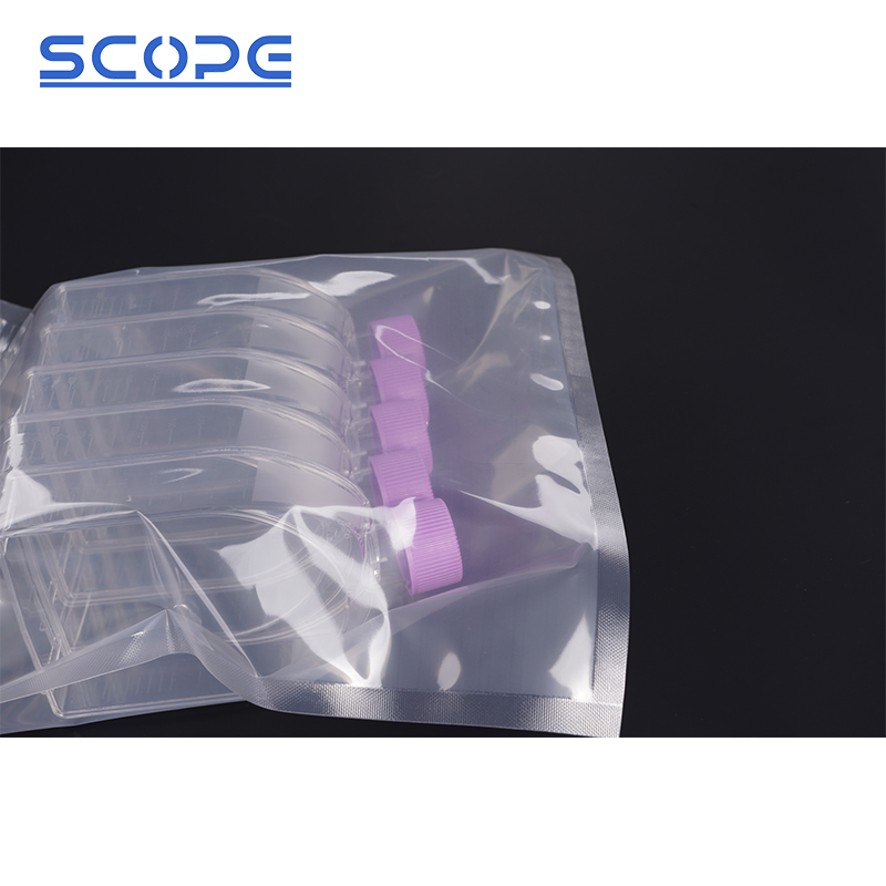 Disposable Regular U-Shaped Bottle Laboratory Cultivation Vessel 25 75 175 Cell Culture Flask