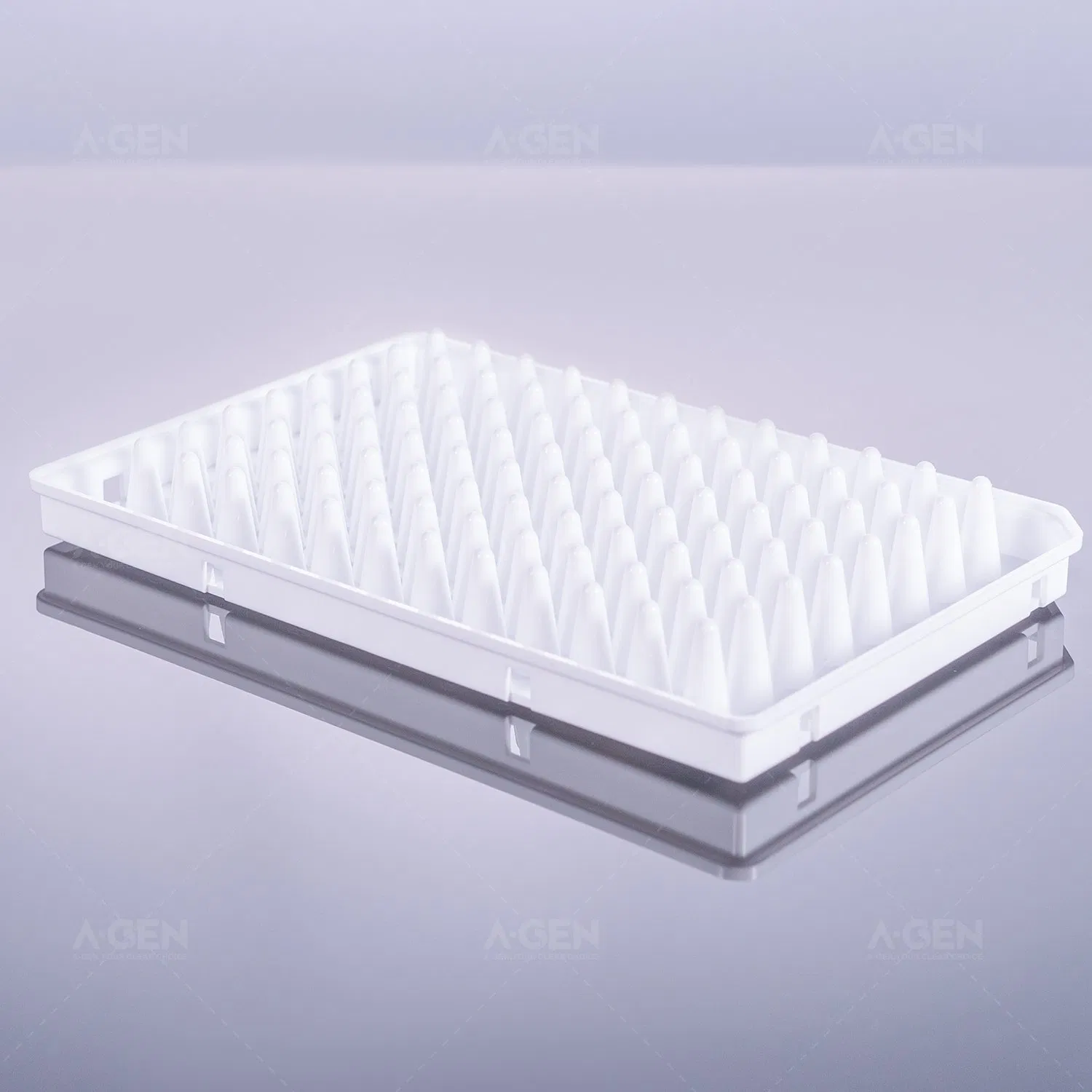 0.1ml PCR Plate with Semi-Skirt Clear Mark