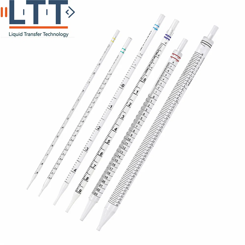 1ml 2ml 5ml 10ml 25ml 50ml Laboratory Use Sterilized Non Pyrogenic Serological Pipette