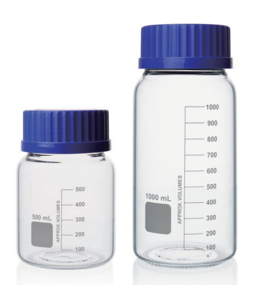 Szy-Lab GL45 Lab Plastic PP Round Bottle Sample Storage Preparation Reagent Bottle 100ml-2000ml