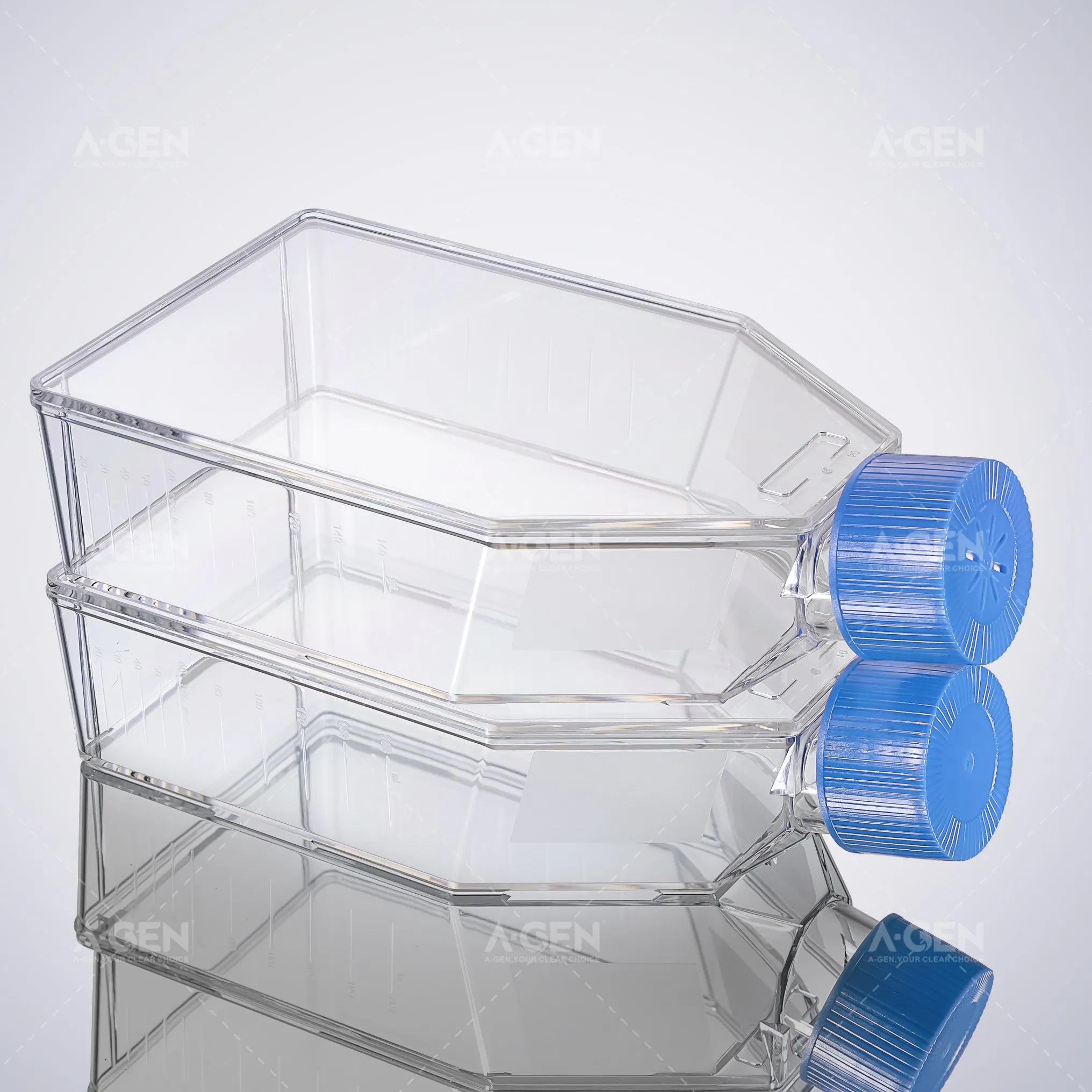 Plastic 75cm2 Plant Tissue Sealed Cap Tc Treated Cell Culture Flask