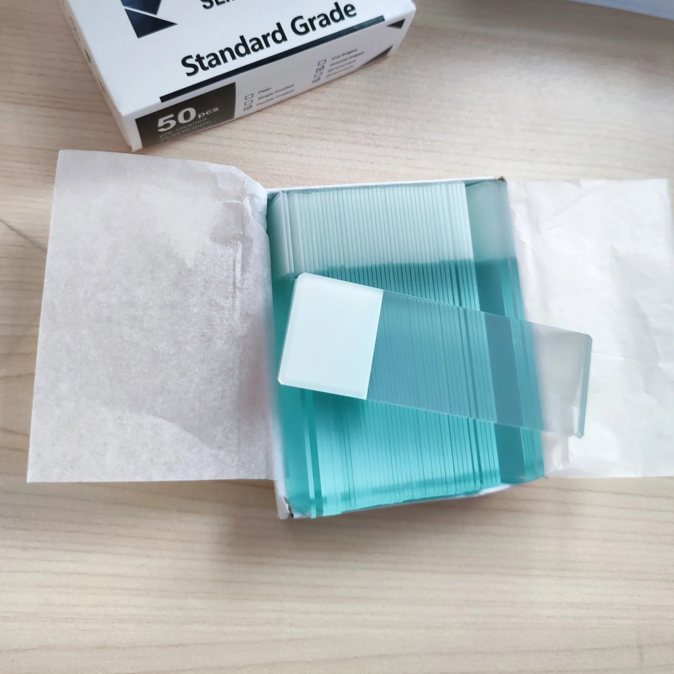 Laboratory Glassware Fine Quality Double Frosted Microscope Slides