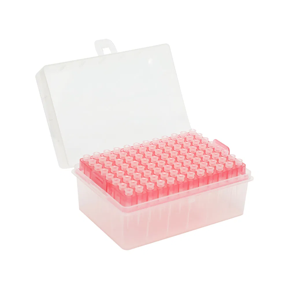 Laboratory Bagged Racked Clear Yellow Blue Low Rentation 10UL-1000UL Filtered Pipette Tip with Filter