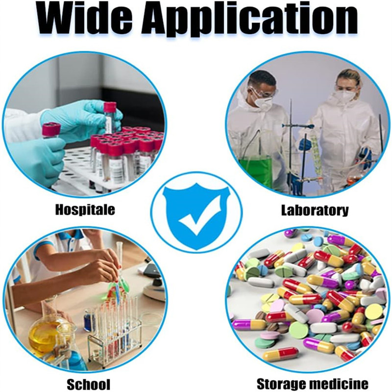 Medical Waste Specimen Collection Bag White Biohazard Identification Self-Sealing Zipper Design Anti-Cross Infection Multiple Sizes Optional Medical-Grade HDPE