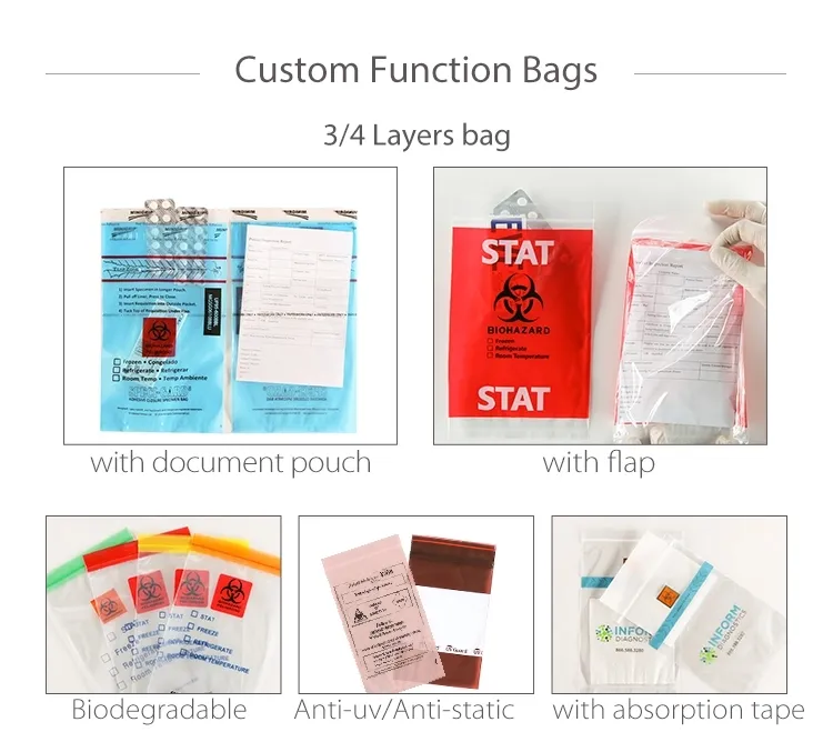 Zipper Specimen Bag