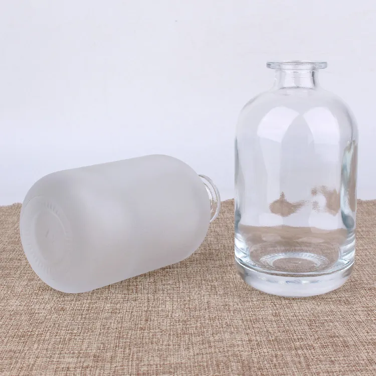 Frosted Glass Bottle View 3