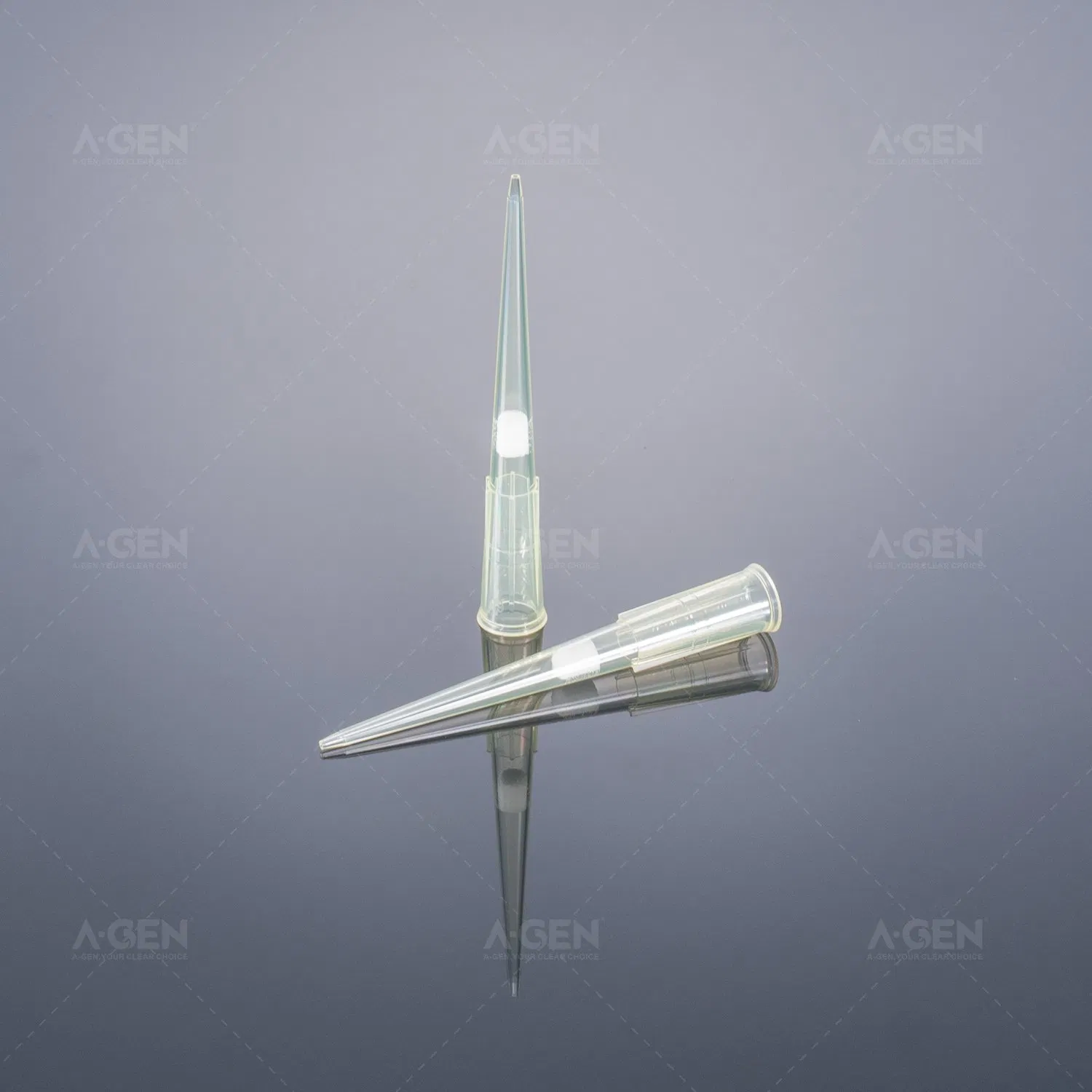 Wholesale 50UL Disposable Pipette Tips with Filters Made by Yellow