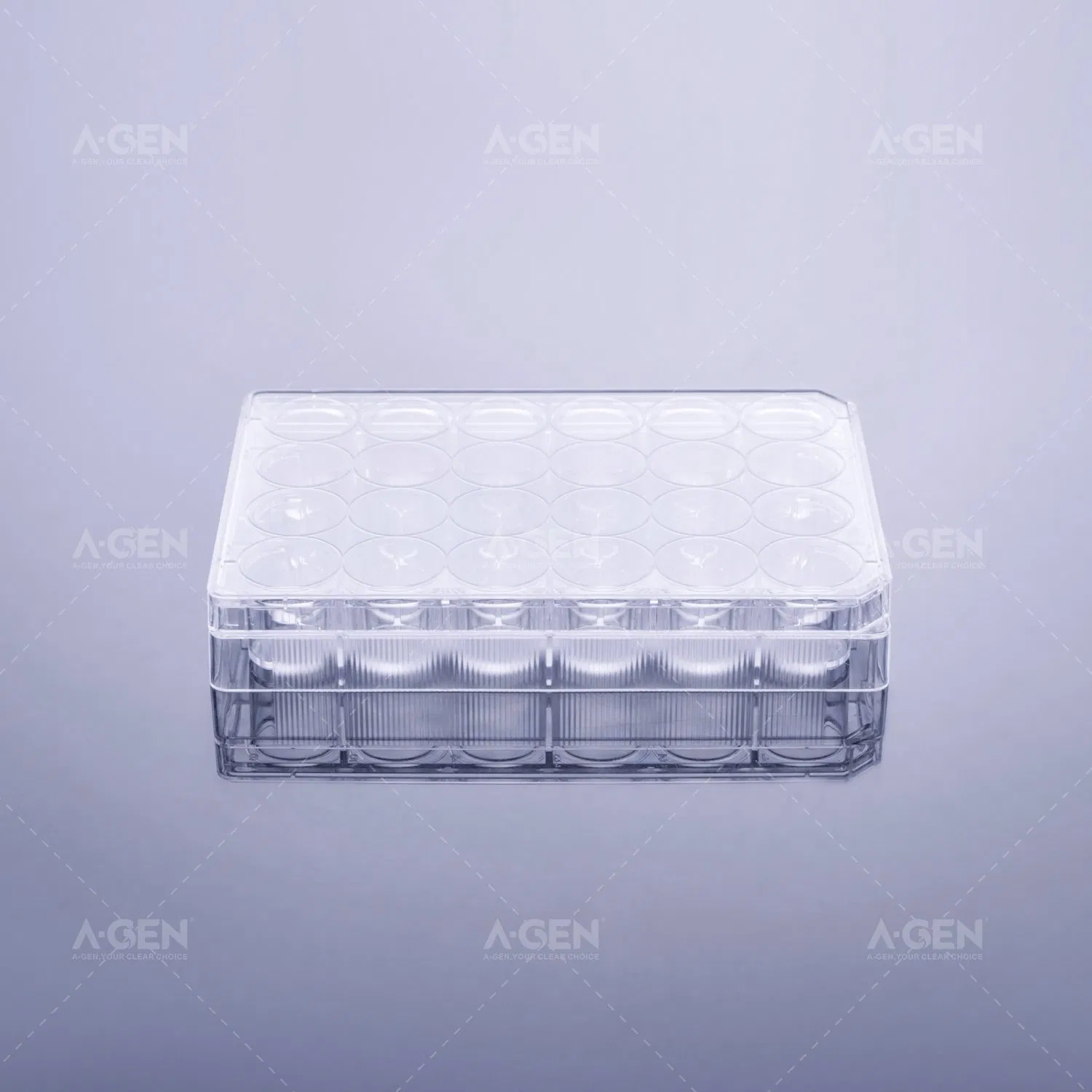 Wholesale Laboratory Disposable Plastic Lab PS Multi-Well Flat Bottom 24 Well Cell Culture Plate