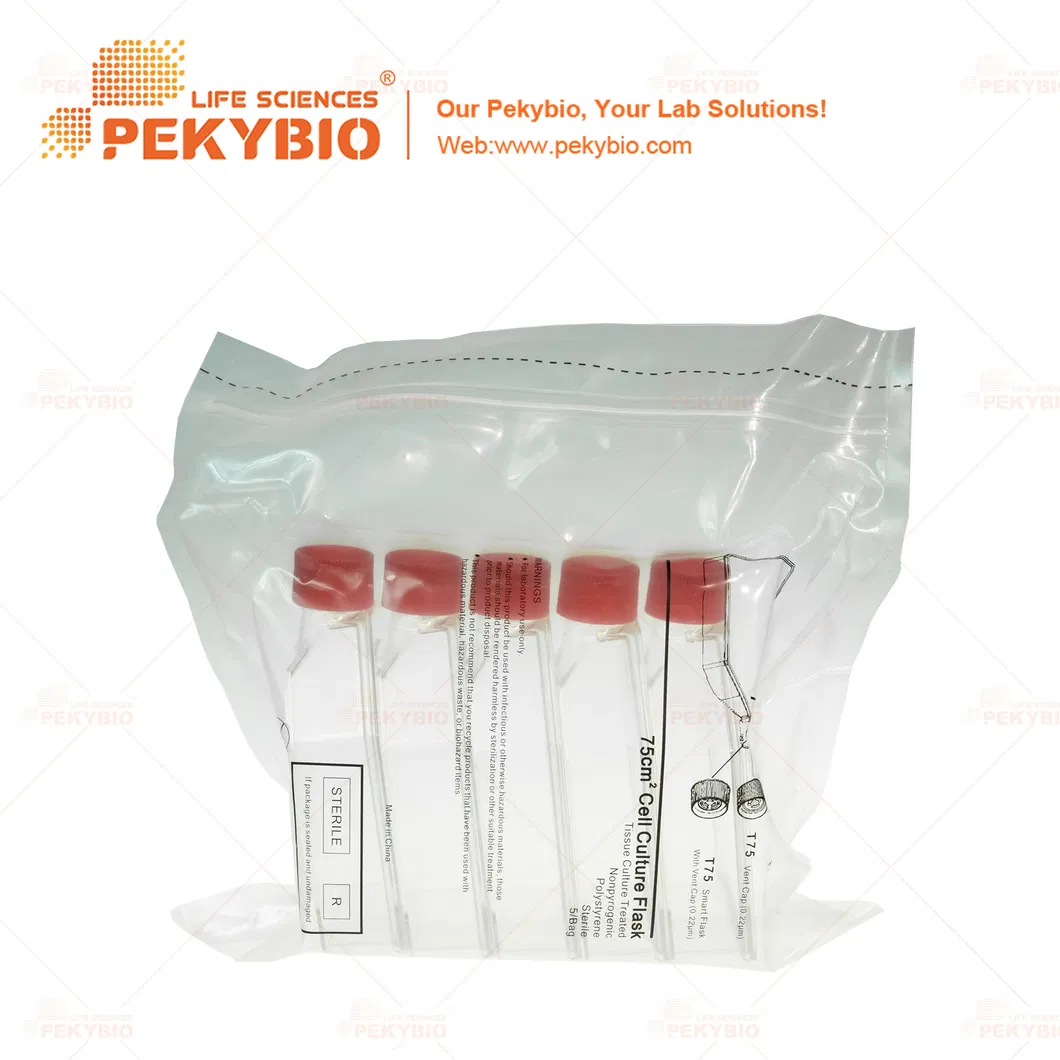 Cell Culture Flask Angle View