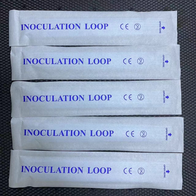 High Quality Hot Sale Laboratory Supplies Blue Plastic Disposable Sterile Inoculating Loops