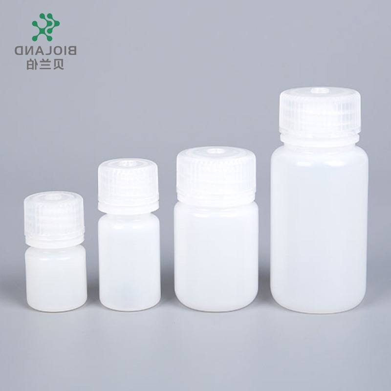 Manufacturer Wholesale 15ml HDPE Reagent Bottle Clear Lab ISO Certified Wide-Mouth OEM Customizable for Lab