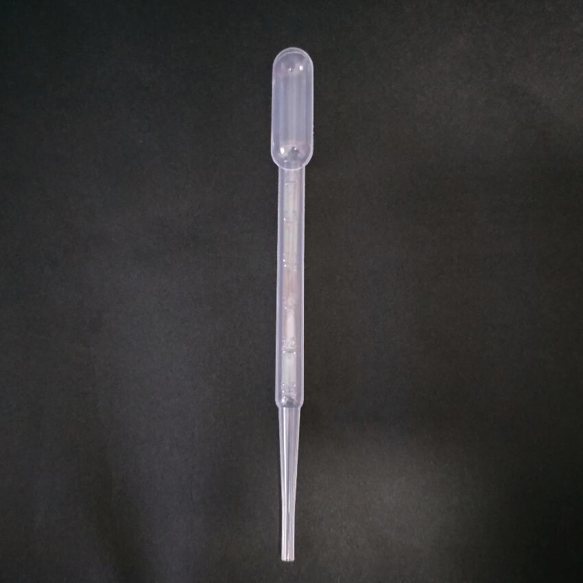 Gp-103155-A Laboratory 155mm Transparent Graduated Pasteur Pipette Dropper Plastic Transfer Pipette 3ml